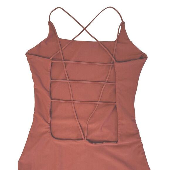 MIKOH KILAUEA One Piece Terracotta Clay Swimsuit Bathing Suit Sz Small NEW! - Picture 9 of 10